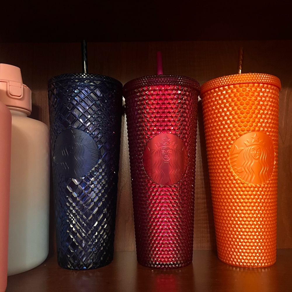 Starbucks Vibrant Textured Tumbler Trio